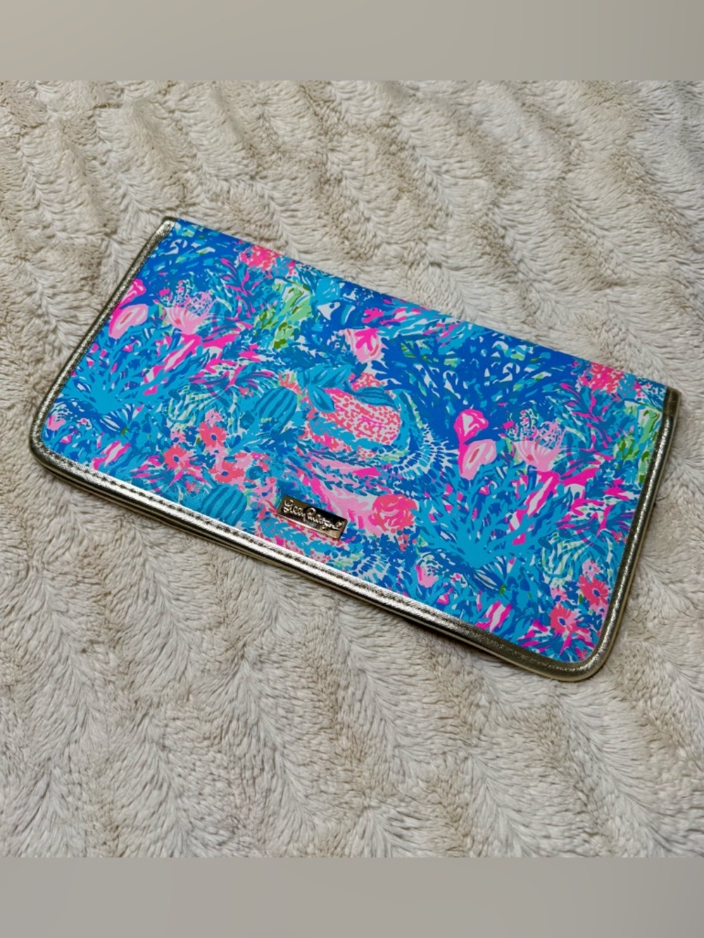 Lilly Pulitzer Travel Organizer Wallet Fished My Wish
